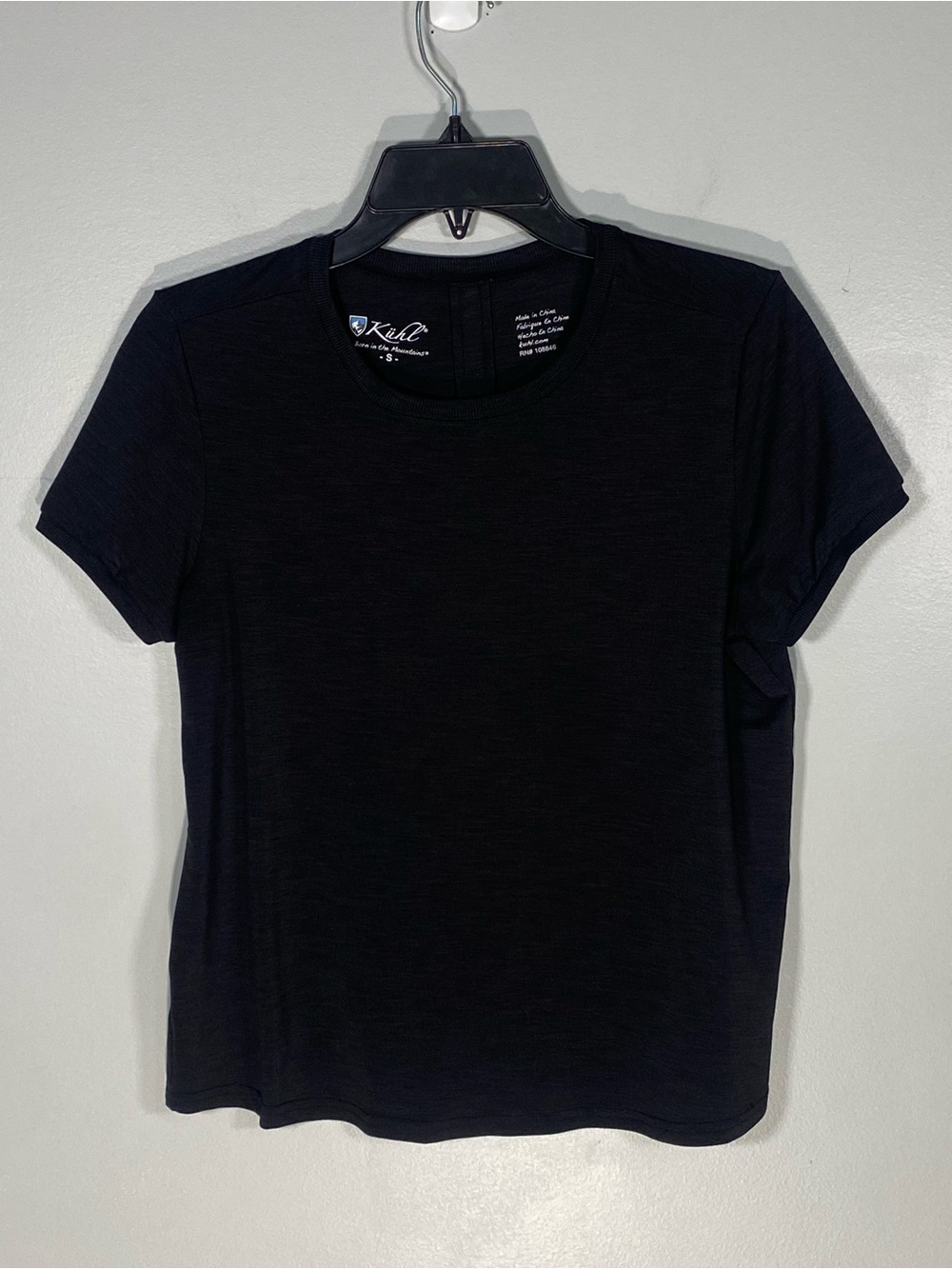 Kuhl women’s Short-Sleeve Crew Tee in Black
